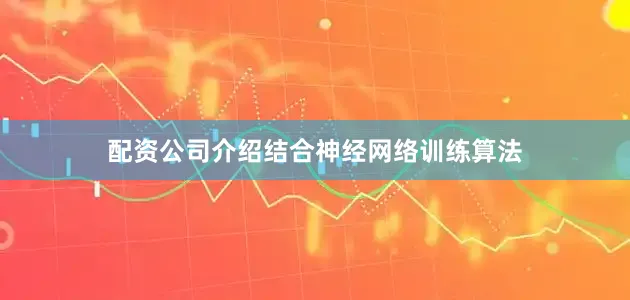 配资公司介绍结合神经网络训练算法